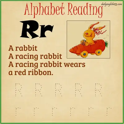 Alphabet reading18